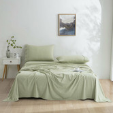 Aldrin Home Micro Flannel Knitted Velvet Sheet Set