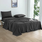 Aldrin Home Micro Flannel Knitted Velvet Sheet Set