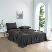 Aldrin Home Micro Flannel Knitted Velvet Sheet Set