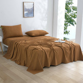 Aldrin Home Micro Flannel Knitted Velvet Sheet Set