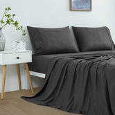 Aldrin Home Micro Flannel Knitted Velvet Sheet Set