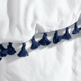 Aldrin Home Navy Liberty Cotton Quilt Cover Set