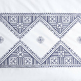 Aldrin Home Navy Liberty Cotton Quilt Cover Set