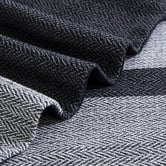 Aldrin Home Charcoal Herringbone Cotton Quilt Cover Set