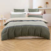 Aldrin Home Canyon Cotton Sateen Reversible Quilt Cover