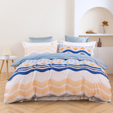 Aldrin Home Capri Cotton Sateen Reversible Quilt Cover Set