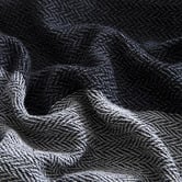 Aldrin Home Charcoal Herringbone Cotton Quilt Cover Set
