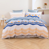 Aldrin Home Capri Cotton Sateen Reversible Quilt Cover Set