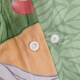 Aldrin Home Peach Lily Cotton Sateen Reversible Quilt Cover