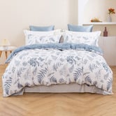 Aldrin Home Daphne Cotton Sateen Reversible Quilt Cover Set