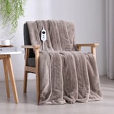 Aldrin Home Faux Mink Heated Throw