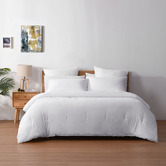 Aldrin Home White Cotton Comforter Set