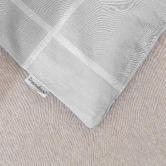Aldrin Home Grey Chequered Cotton Comforter Set