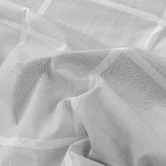 Aldrin Home Grey Chequered Cotton Comforter Set