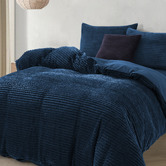 Aldrin Home Teal Embossed Quilt Cover Set