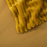Aldrin Home Mustard Embossed Quilt Cover Set