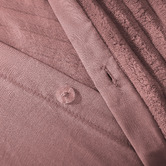 Aldrin Home Blush Embossed Quilt Cover Set