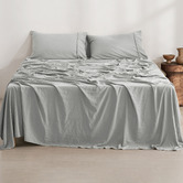 Dreamaker Washed Microfibre Sheet Set