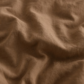 Dreamaker Rust Washed Microfibre Quilt Cover Set