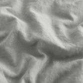 Aldrin Home Dove Grey Washed Microfibre Quilt Cover Set