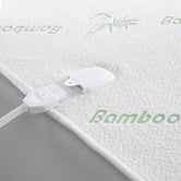 Aldrin Home White Bamboo-Blend Electric Blanket