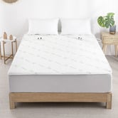Aldrin Home White Bamboo-Blend Electric Blanket