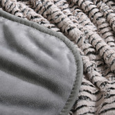 Aldrin Home Chinchilla Faux Fur Heated Throw