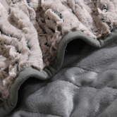 Aldrin Home Chinchilla Faux Fur Heated Throw
