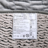 Aldrin Home Chinchilla Faux Fur Heated Throw