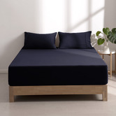 Aldrin Home Washed Microfibre Fitted Sheet Set