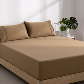 Aldrin Home Washed Microfibre Fitted Sheet Set
