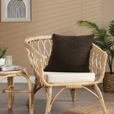 Aldrin Home Kamila Cotton-Blend Boucle Cushion