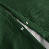 Aldrin Home Hunter Green Washed Microfibre Quilt Cover Set
