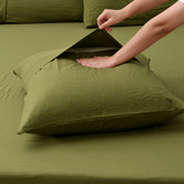 Aldrin Home Washed Microfibre European Pillowcase