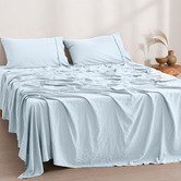 Aldrin Home Washed Microfibre Sheet Set
