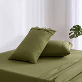 Aldrin Home Washed Microfibre Sheet Set