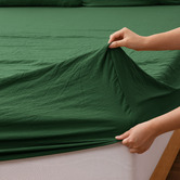 Aldrin Home Washed Microfibre Fitted Sheet Set