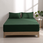 Aldrin Home Washed Microfibre Fitted Sheet Set