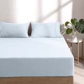 Aldrin Home Washed Microfibre Fitted Sheet Set