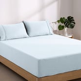 Aldrin Home Washed Microfibre Fitted Sheet Set