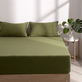 Aldrin Home Washed Microfibre Fitted Sheet Set