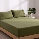 Aldrin Home Washed Microfibre Fitted Sheet Set