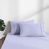 Aldrin Home Washed Microfibre Fitted Sheet Set