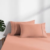 Aldrin Home Washed Microfibre Fitted Sheet Set