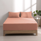 Aldrin Home Washed Microfibre Fitted Sheet Set