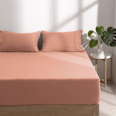 Aldrin Home Washed Microfibre Fitted Sheet Set