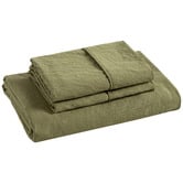 Aldrin Home Washed Microfibre Fitted Sheet Set