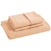 Aldrin Home Washed Microfibre Fitted Sheet Set