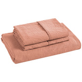 Aldrin Home Washed Microfibre Fitted Sheet Set