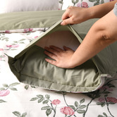 Aldrin Home Magnolia Reversible Cotton Quilt Cover Set